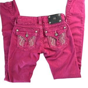Miss Me Pink Skinny Jeans